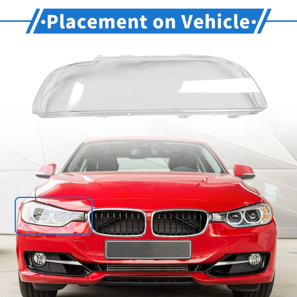 1 Pc Headlight Lens Cover for BMW 5 Series E39 (1996–2003) No. 63128375302