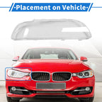 1 Pc Headlight Lens Cover for BMW 5 Series E39 (1996–2003) No. 63128375302