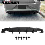 Rear Bumper Valance Diffuser for Dodge Charger SRT (2015–2023) Matte Black