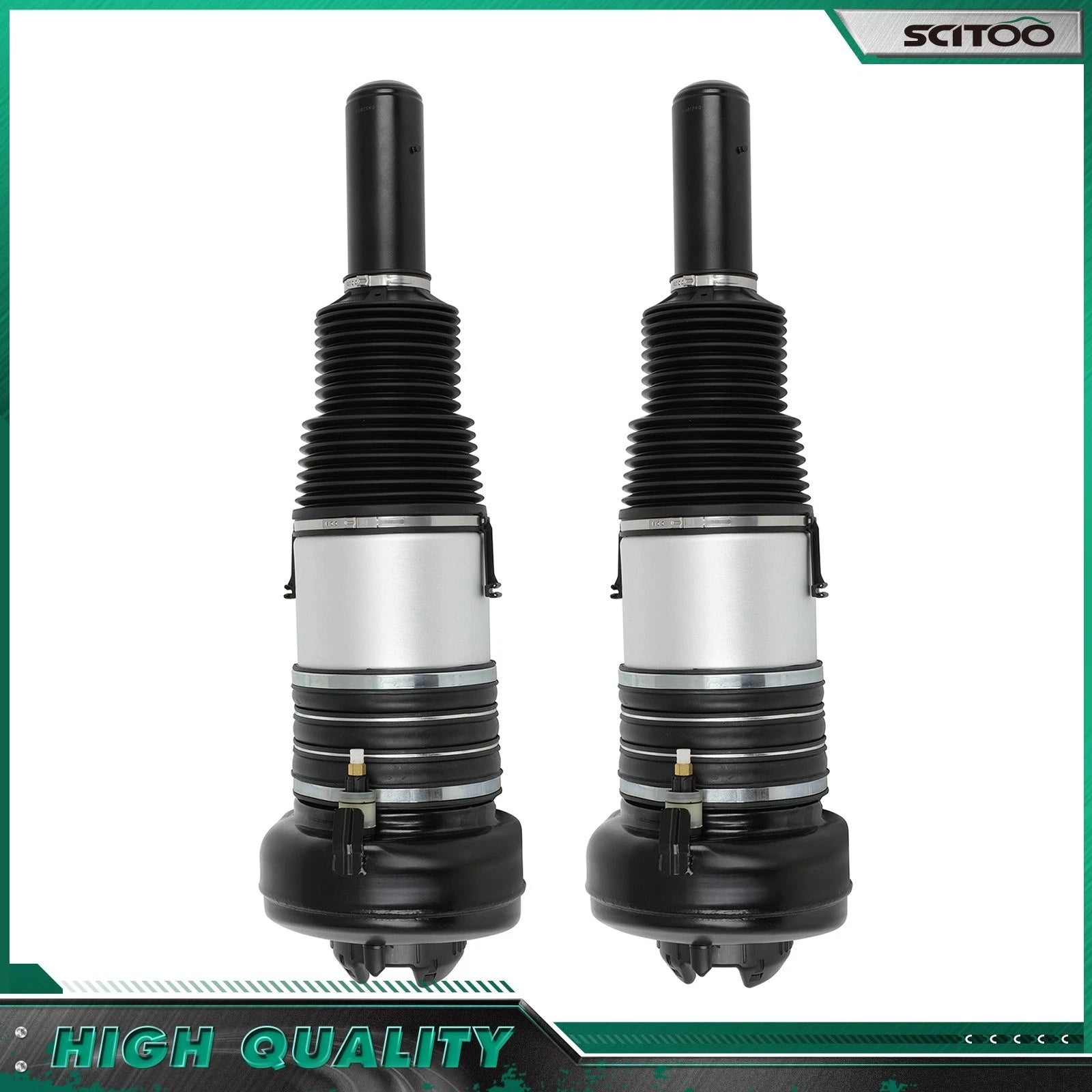 Set of 2 Front Air Suspension Shocks Struts for Audi Q7 Q8 RS Q8 SQ7 (2016–2022)