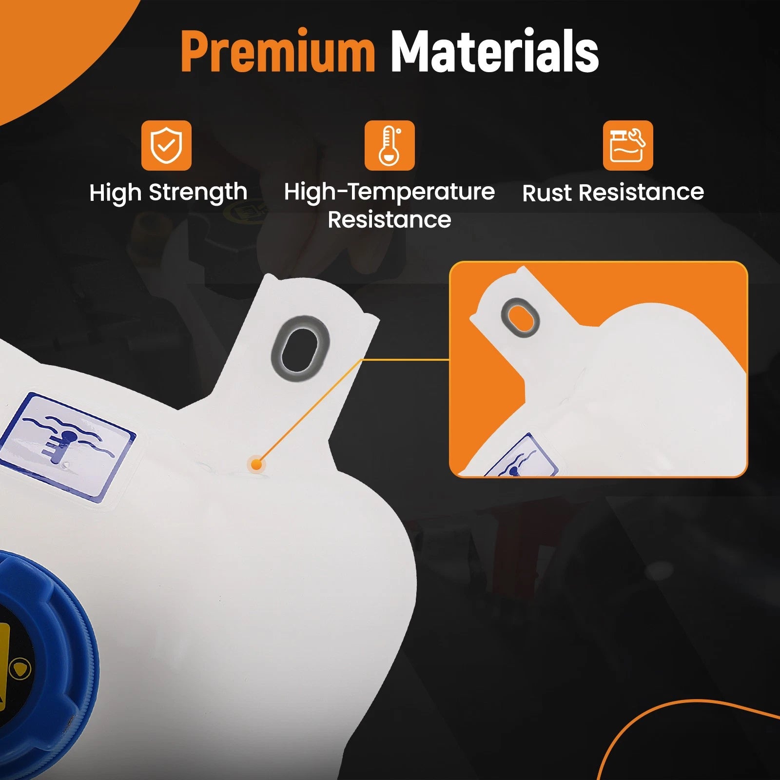 Coolant Recovery Bottle Tank for Ram ProMaster (2014–2021)