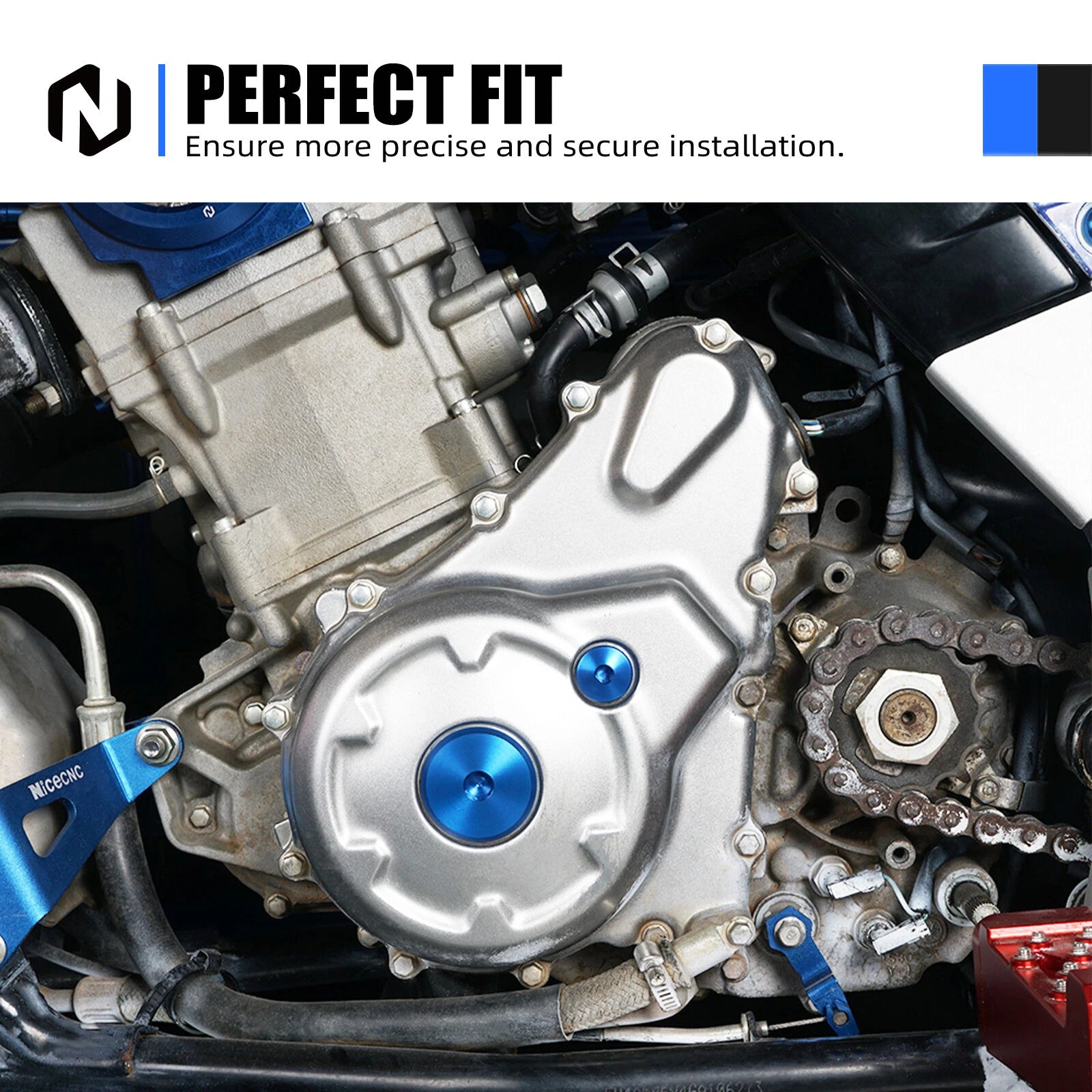 Crankcase Cover Plug for Yamaha TTR50E TTR90 TTR125 TTR225 TTR230 TTR250 (2000–2023)