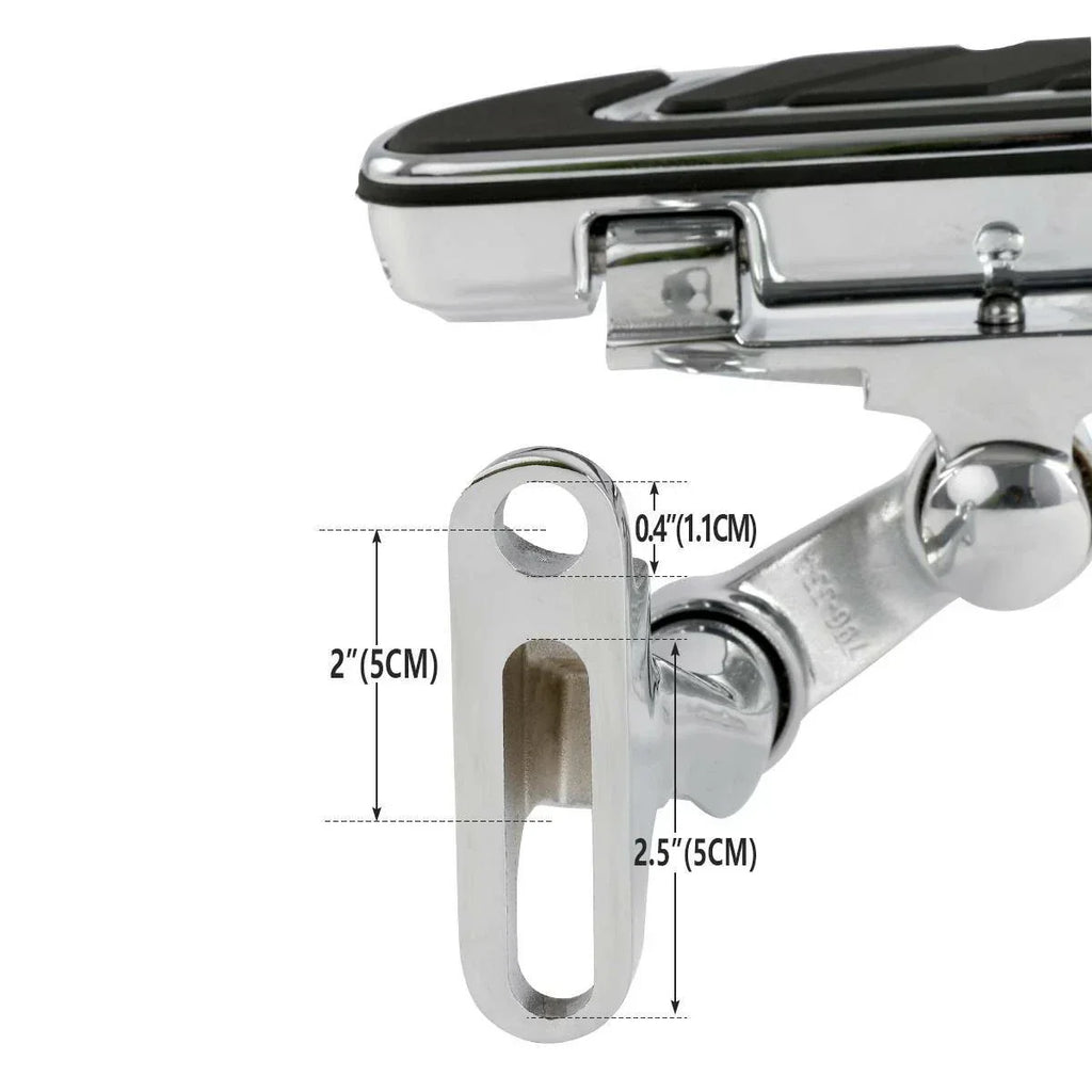 Long Angled Floorboards & Footpegs for Harley Touring (1993 - 2025)