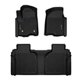 TPE Floor Mats for Silverado Sierra 1500 2500 3500 Crew Cab (2019–2026)