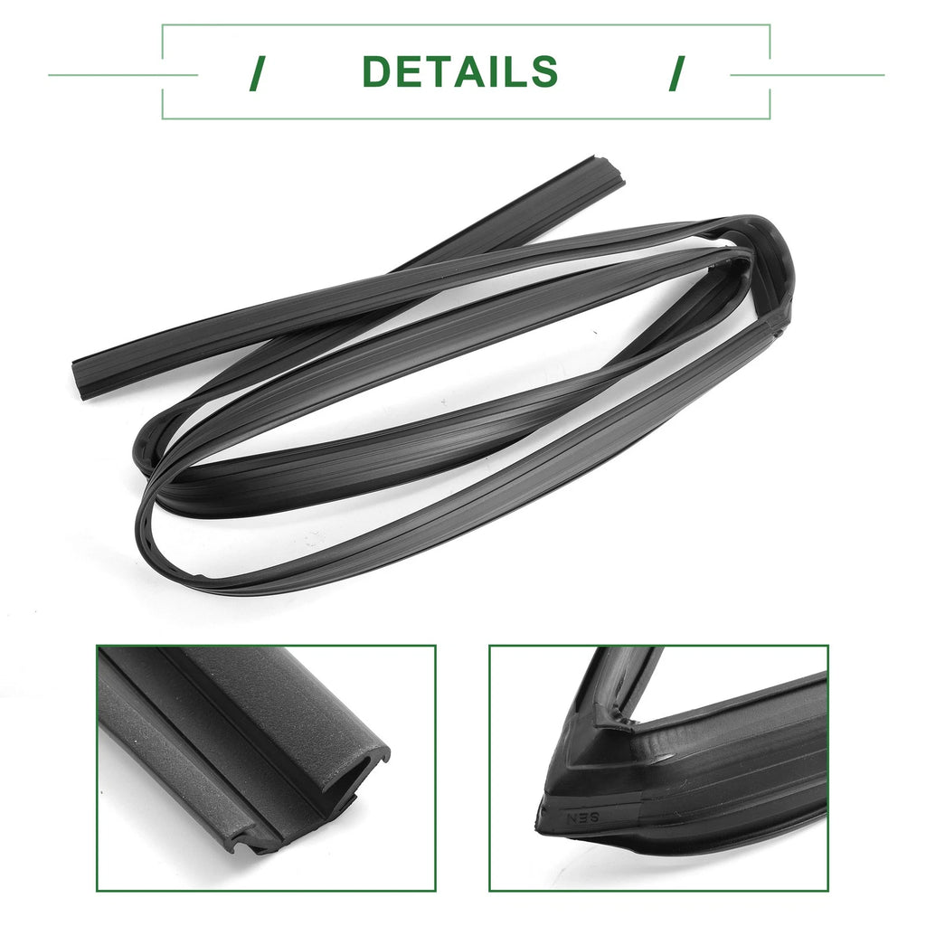 1Pc Front Left Door Window Run Channel Seal Strip for Honda Fit (2007–2020)