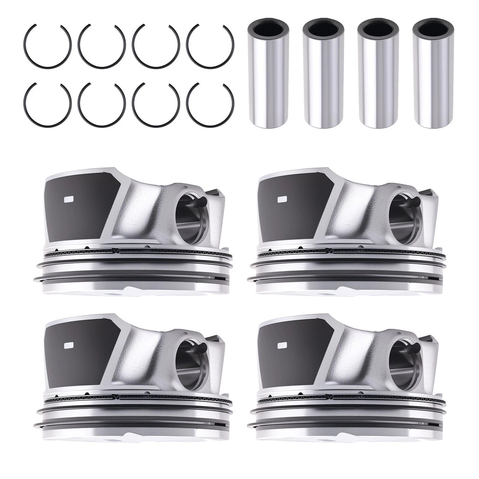Set of 4 Engine Pistons for Ford Mustang 2015-2019 2.3L