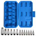 13pc Star Socket Set for CRV (1/4", 3/8", 1/2" Drive)