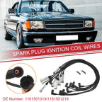 9pcs Spark Plug Wire Ignition Coil Cable No.1161501319 for Mercedes-Benz 380SE (1980–1985)