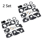 Set of 2 Carburetor Repair Kits for B&S 3HP 4HP 5HP Engines (495606 494624)