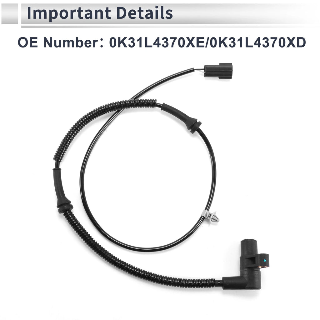 ABS Wheel Speed Sensor for KIA RIO (2001–2002) No. 0K31L4370XE/0K31L4370XD