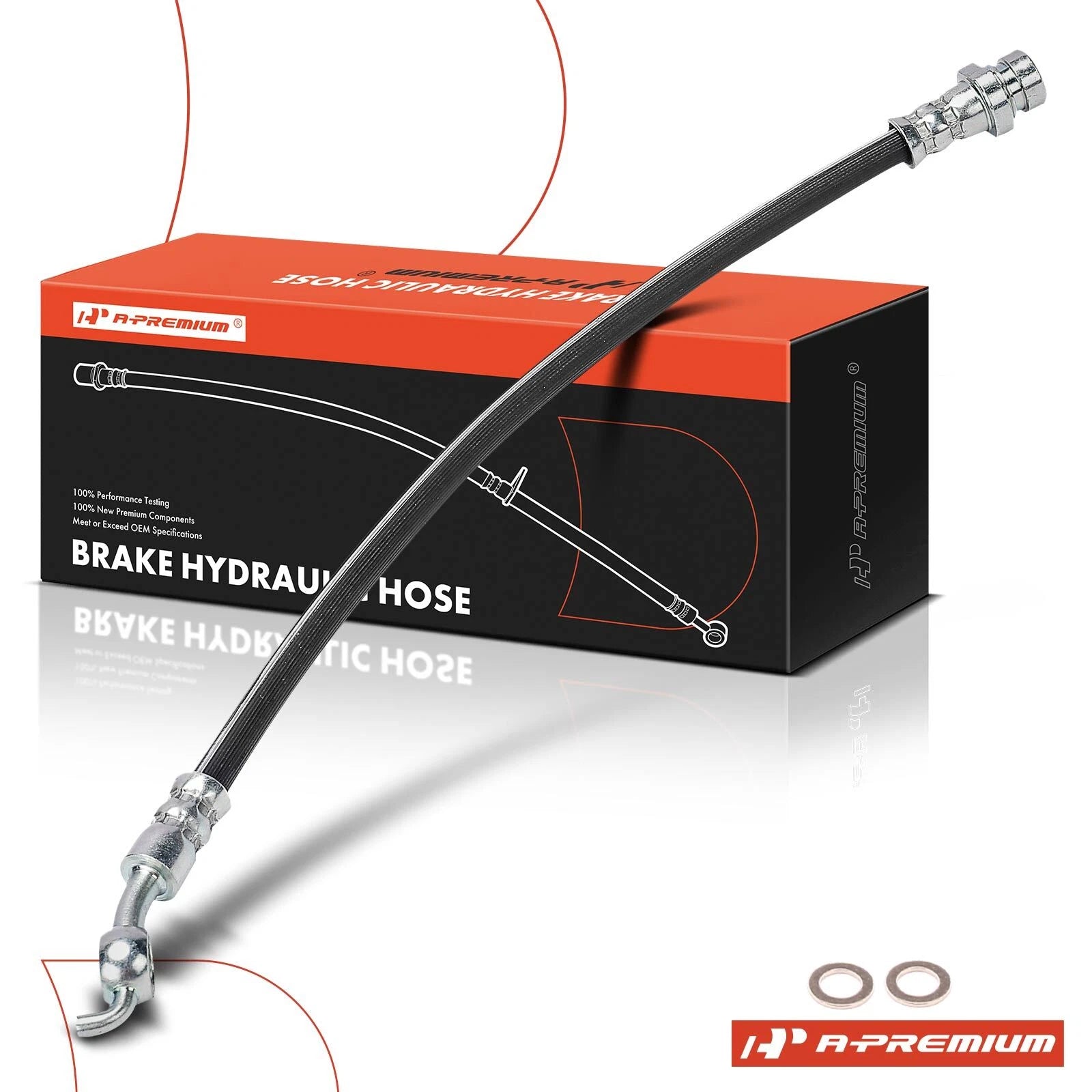 Rear Left Brake Hydraulic Hose for Kia Borrego (2009)