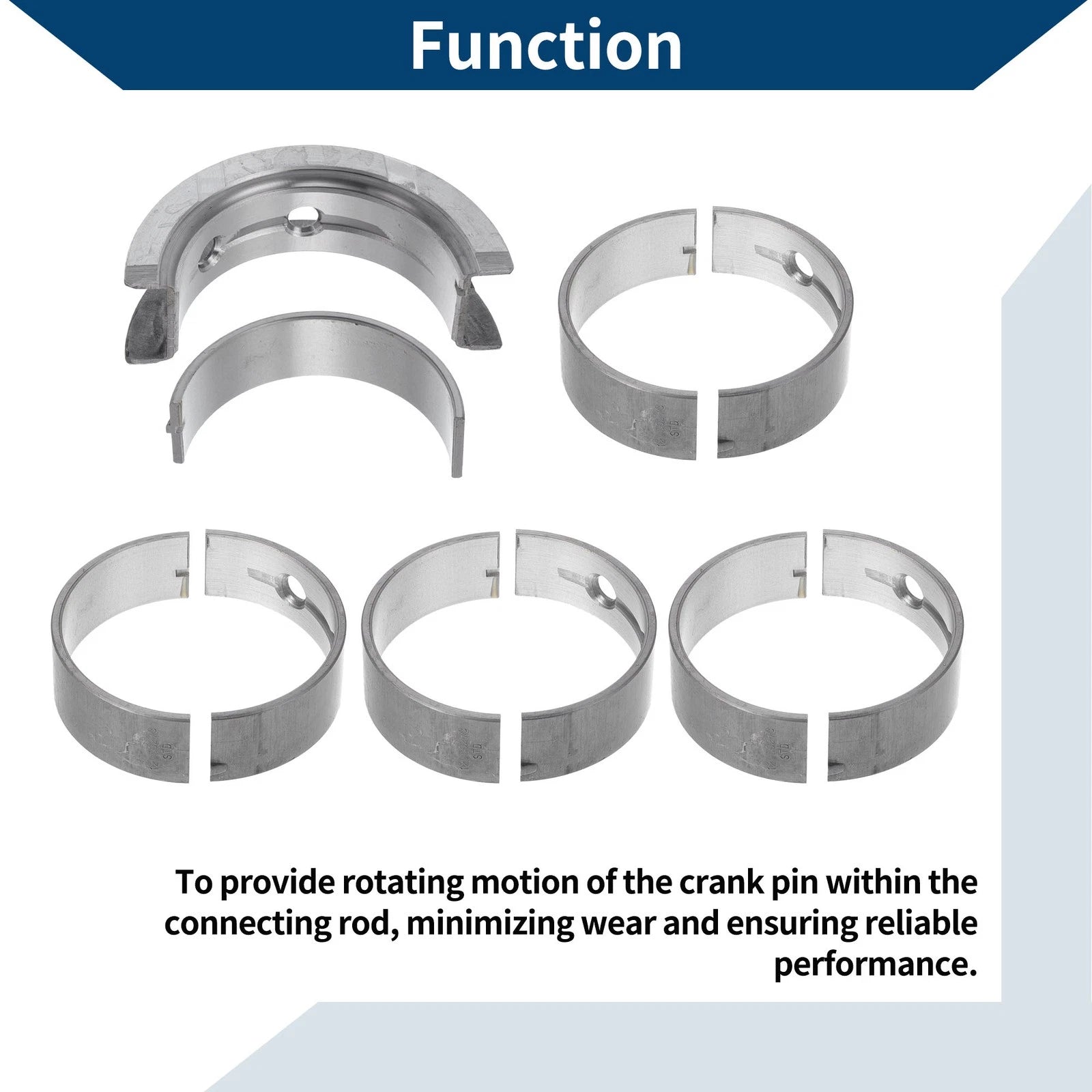 Main Bearing Set No.12656273 for Chevrolet Malibu (2013–2015)