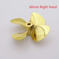 4-Blade Metal Propeller 55mm/60mm for RC Boat (RC Marine ROV)