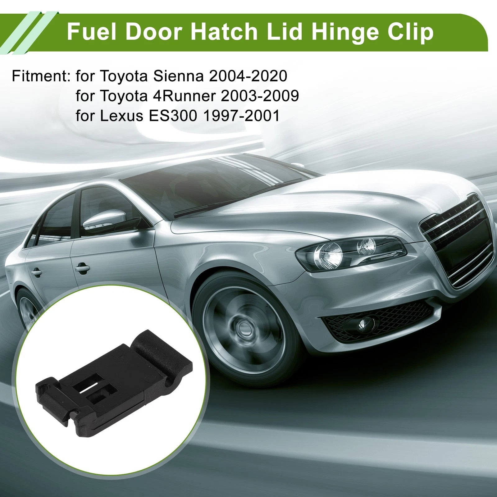 Fuel Gas Tank Door Spring Clip for Toyota Sienna (2004–2020) No.7735830060