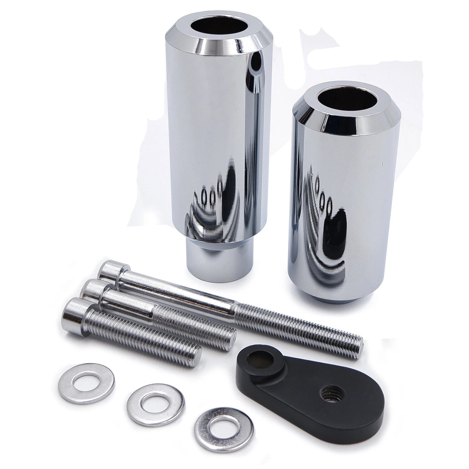 HTT Aluminum No Cut Frame Slider Crash Protector for Kawasaki ZX-6R (2005–2006)