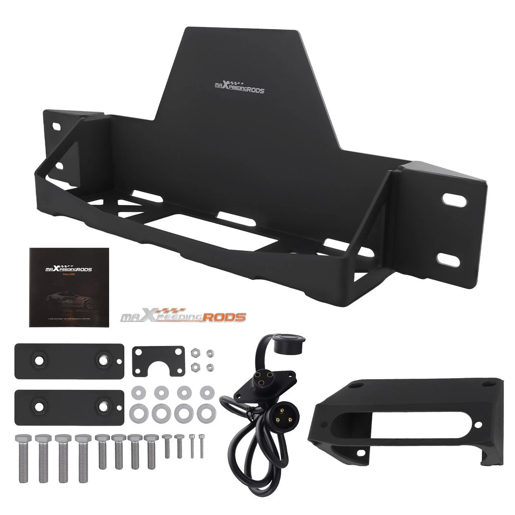 Hidden Winch Plate for GMC Chevy K1500 Tahoe Suburban (1988–1999) 4WD