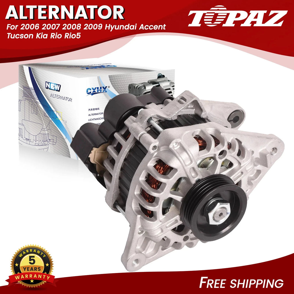 Alternator for Hyundai Accent Tucson Kia Rio Rio5 (2006–2009)