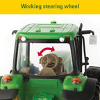 1:16 Scale Light Up Tractor and Wagon for John Deere Big Farm (No Year)