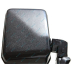 Large Door Wing Mirror BLACK Right for Toyota Landcruiser 60 Series (1987-1990)