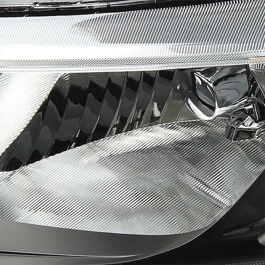 Pair of Black Housing Amber Side Headlights for Honda Civic (2006–2011)