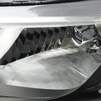 Pair of Black Housing Amber Side Headlights for Honda Civic (2006–2011)