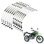 19" Rim Wheel Stickers White for Honda CRF 450R 2002-2021, CRF 250R 2003-2021