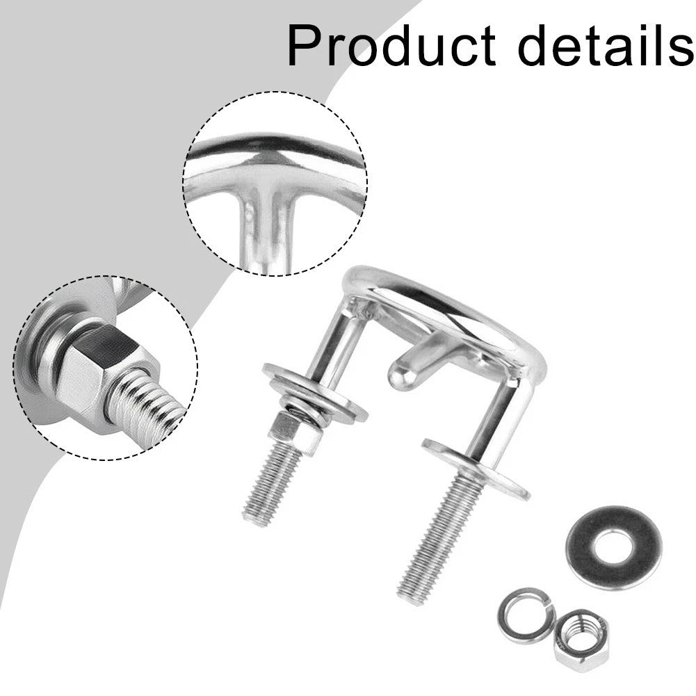 62mm Stainless Steel Wakeboard Ring for Marine Boat Tow Rope (316 SS)