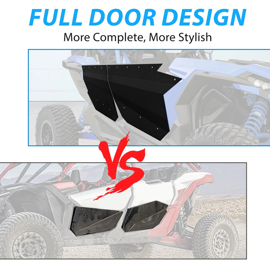 Set of 4 Aluminum Door Panels for Can-Am X3 Full Doors (2017–2024)