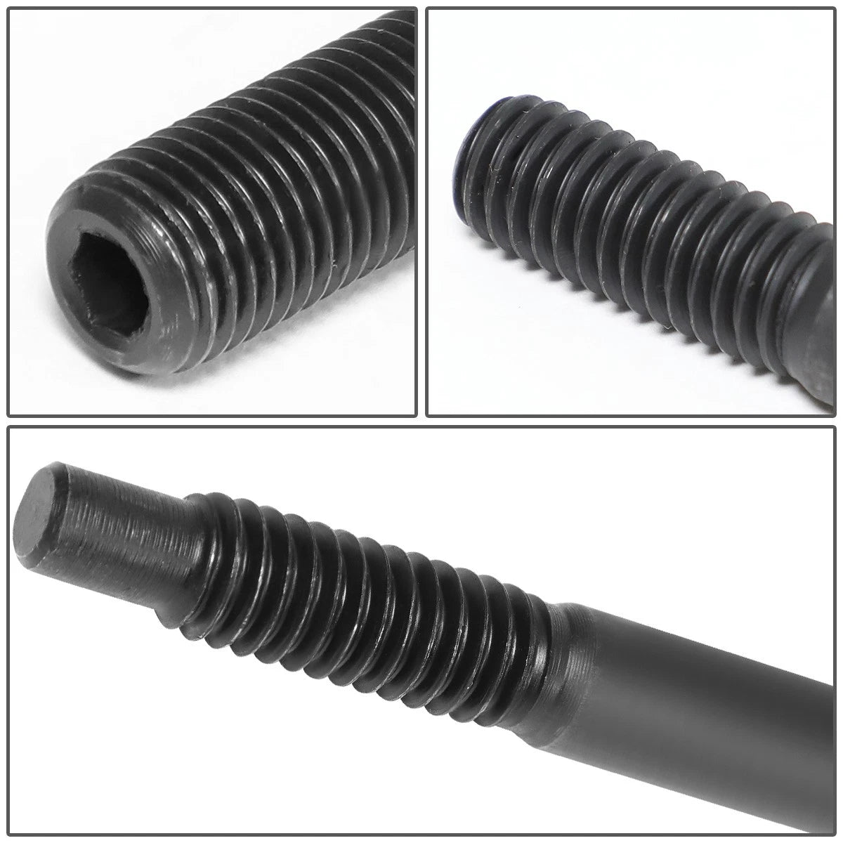 Steel Cylinder Head Stud Hex Nut Kit for Chevy LS1 LS6 L98 4.8L 5.3L 6.0L (2004–Present)