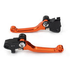CNC Clutch Brake Levers Pivot for Yamaha YZ250X YZ125X (2016–2022) Orange