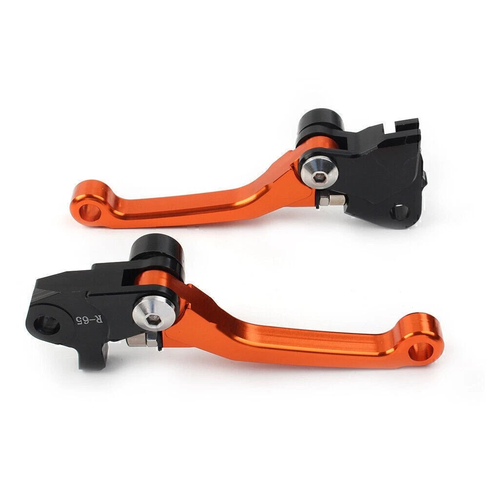 CNC Clutch Brake Levers Pivot for Yamaha YZ250X YZ125X (2016–2022) Orange