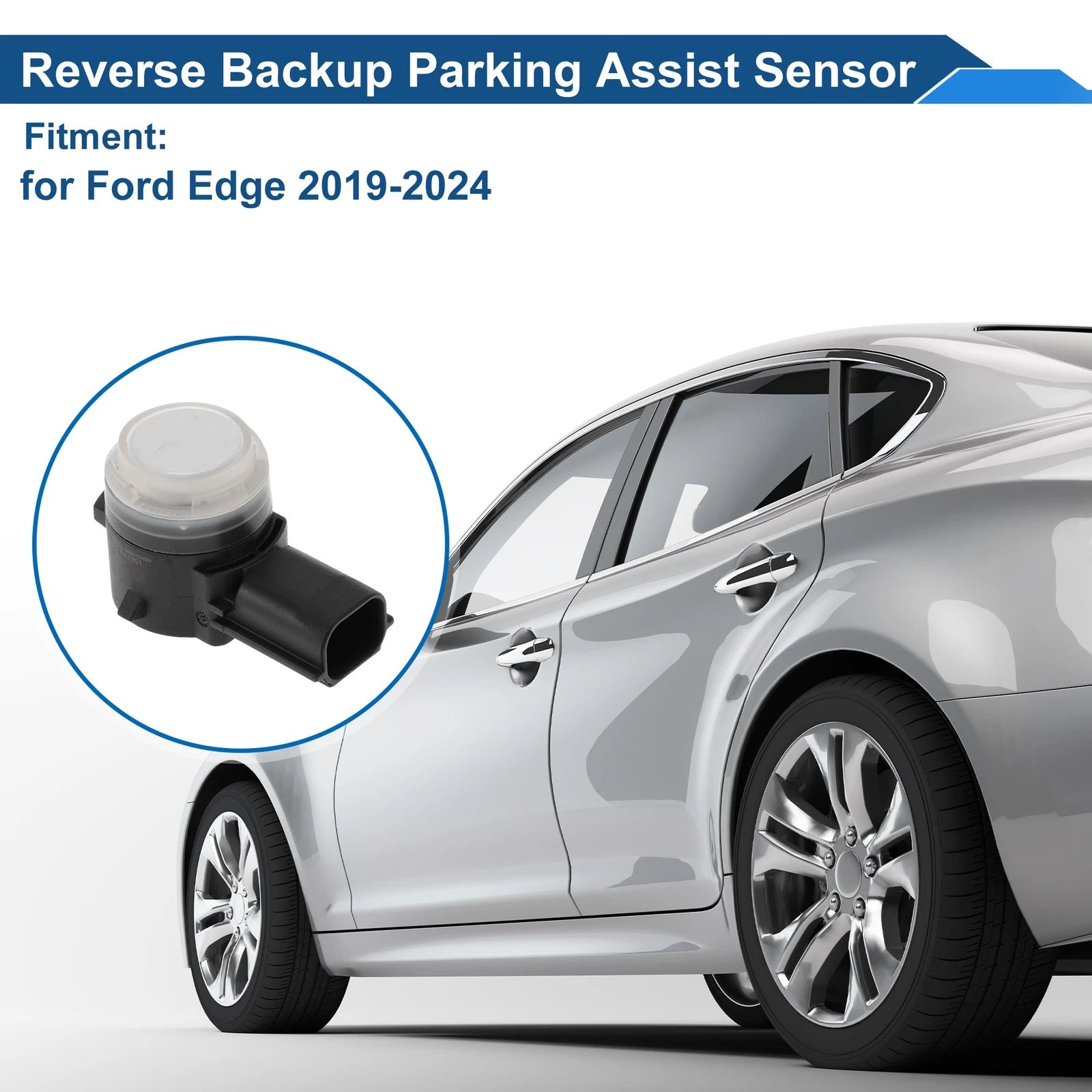 1Pc Reverse Backup Parking Sensor for Ford Edge (2019–2024) No.HU5T15C868AAW