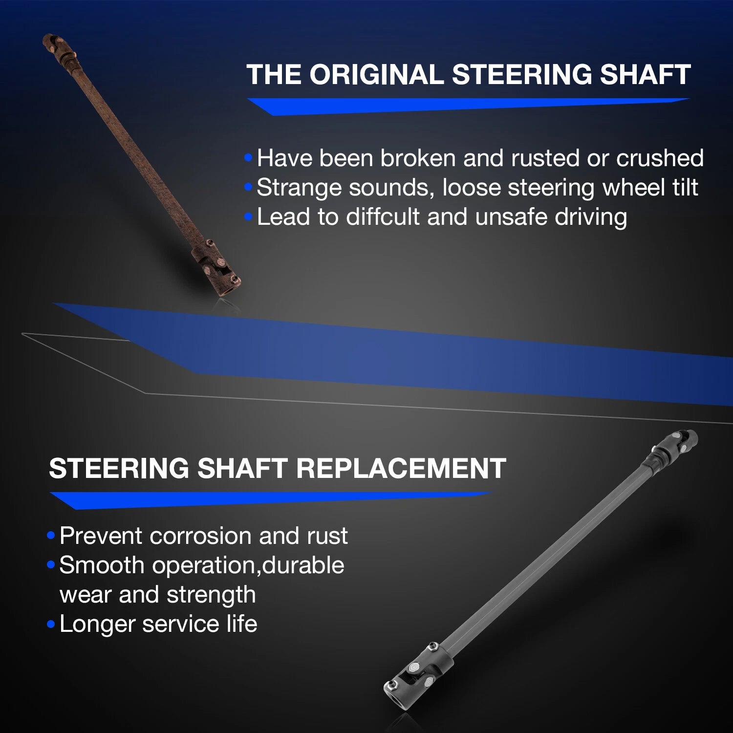 Telescopic Lower Steering Column Shaft for Chevy GMC C/K 1500 2500 (1979-1994)
