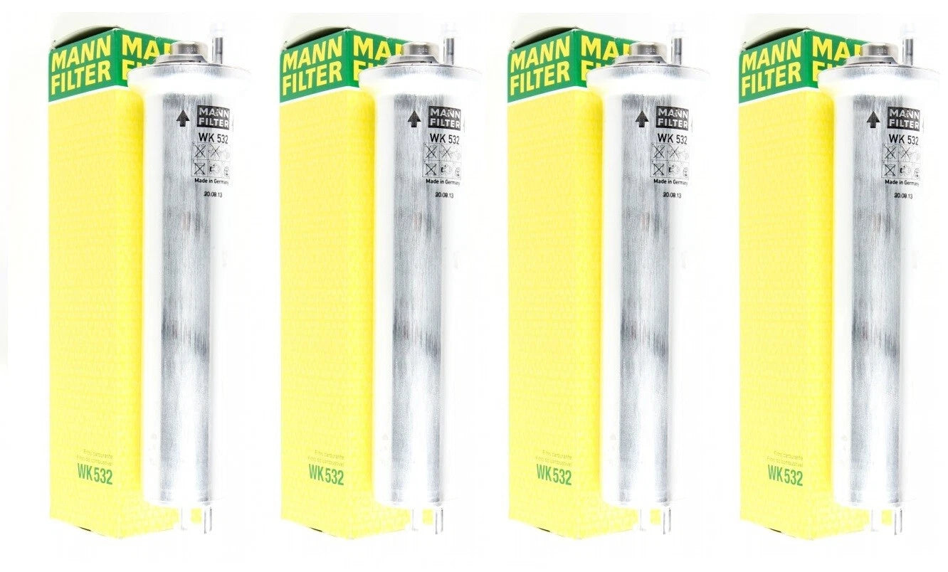 Set of 4 Fuel Filters for BMW E38 740iL E39 525i 530i E53 X5 (1995–2003)
