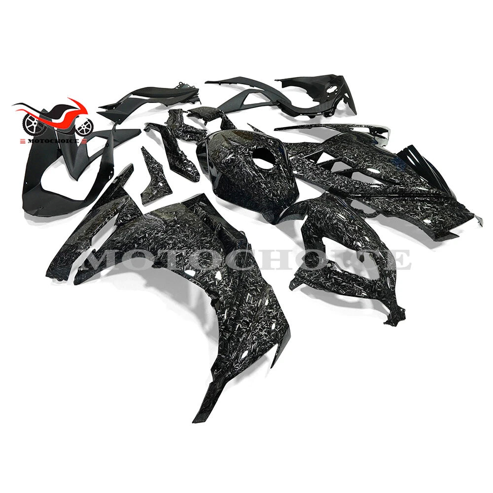 Fairing Kit + Tank Cover for Kawasaki Ninja 300 (2013–2017) Forged Carbon Fiber