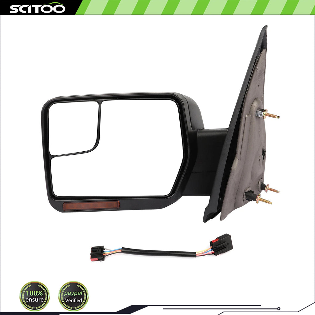 Power Heated Puddle Light Signal Tow Mirror for Ford F150 (2004–2014)