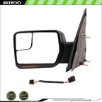 Power Heated Puddle Light Signal Tow Mirror for Ford F150 (2004–2014)