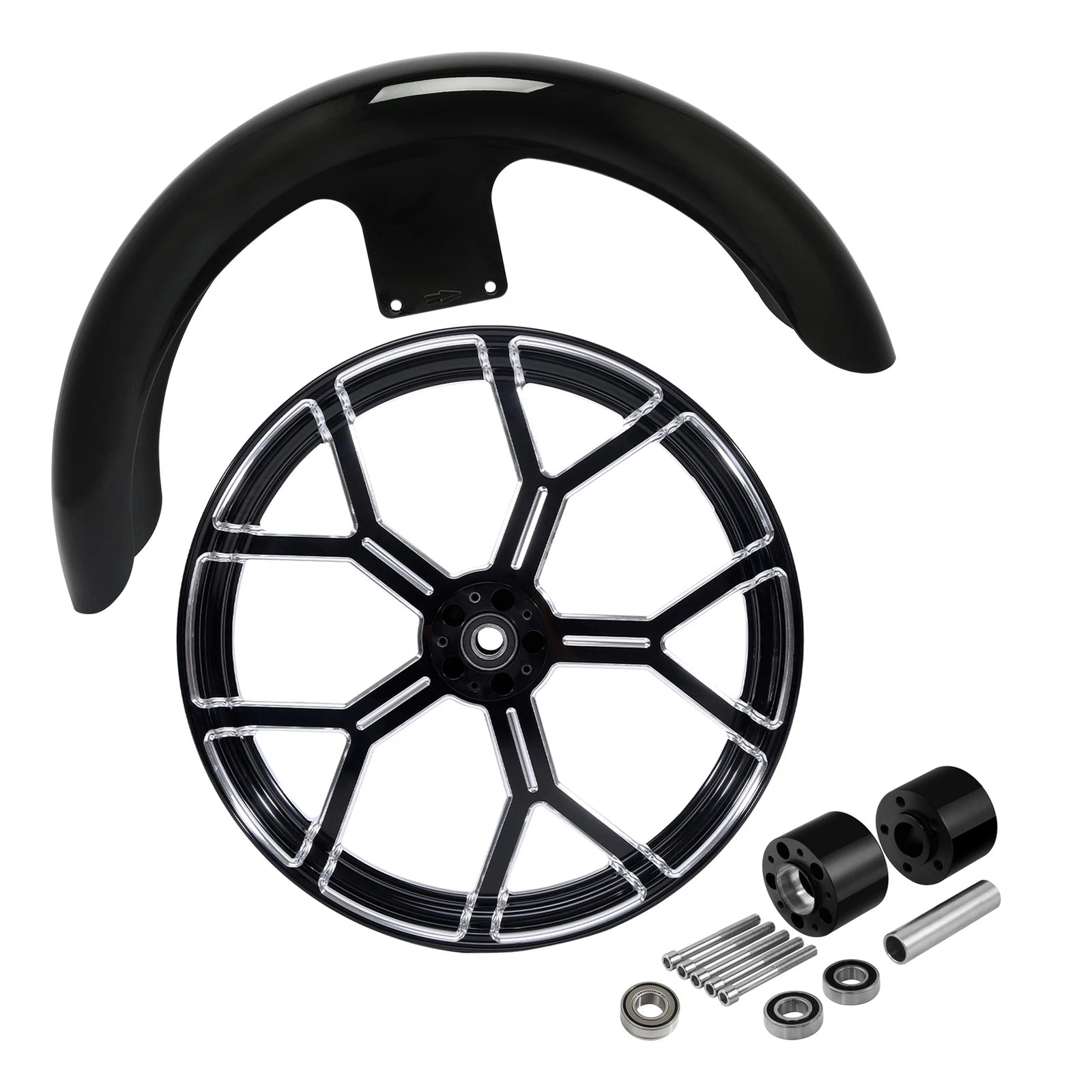 21" Front Fender Wheel & Rim for Harley Street Road Glide (2008–2025)