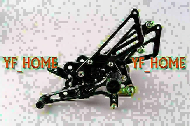Black Motorcycle Rearsets Foot Pegs for Kawasaki Ninja ZX14R (2006-2011)