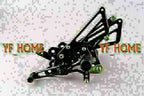 Black Motorcycle Rearsets Foot Pegs for Kawasaki Ninja ZX14R (2006-2011)