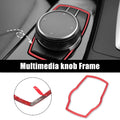 Knob Button Cover Red for BMW 3 Series 5 Series 7 Series