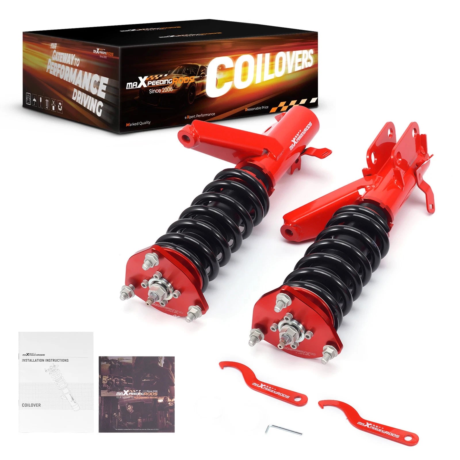 24 Way Damping Coilovers Struts Kit for Honda Civic (2001–2005)