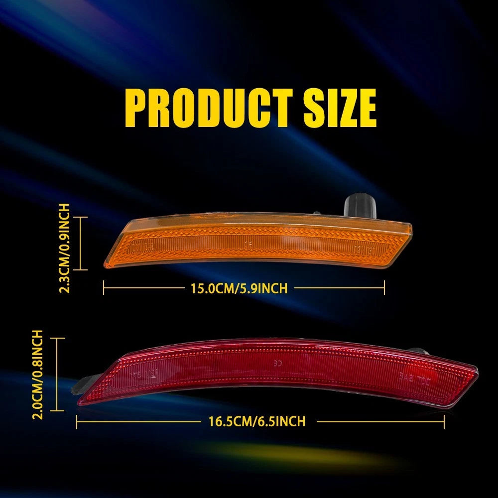 Set of 2 Side Marker Light Housings for Mini Cooper R55 R56 R57 R58 R60 R61