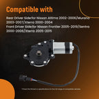 Power Window Motor for Nissan Altima Murano Xterra Frontier Sentra (2002–2019) 807314Z305