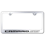 Stainless Steel License Plate Frame -Officially Licensed for Chevrolet Camaro SS