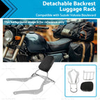 Backrest Sissy Bar with Luggage Rack for Suzuki Boulevard C50 (2005–2011)