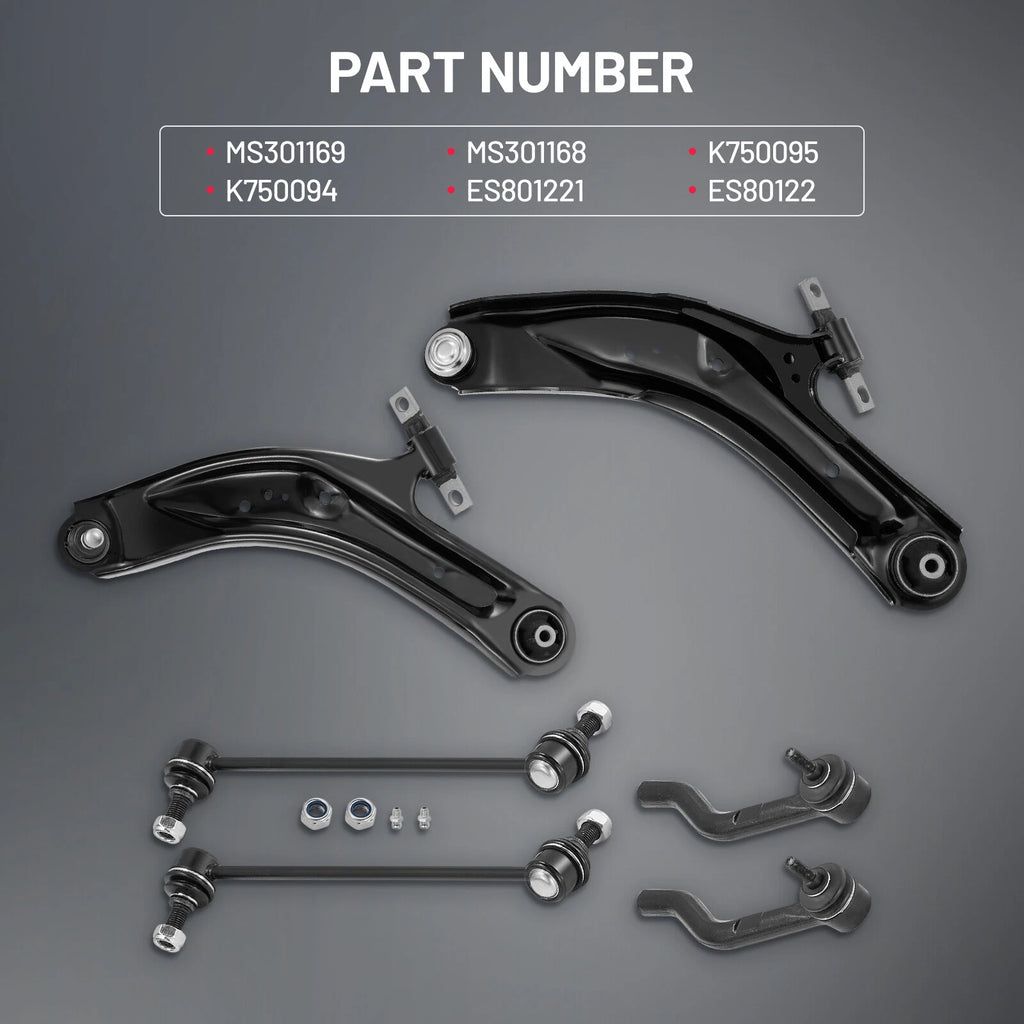Lower Control Arm With Ball Joint and Sway Bar Link For 2014–2019 Nissan Rogue
