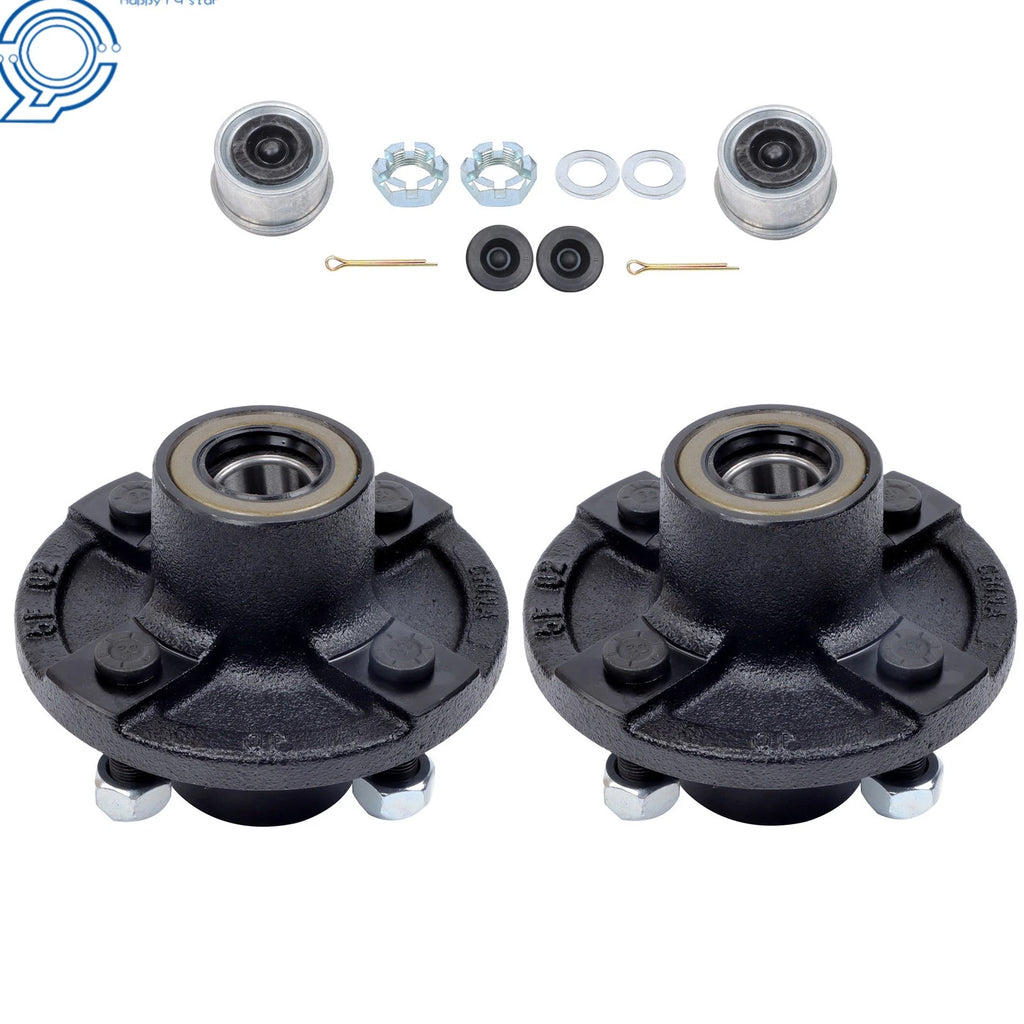 Set of 2 Spindle Trailer Bearing Kits for 2000 lb Trailer Hub (Year Unknown)