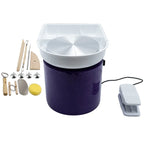 350W Electric Pottery Wheel for Art Clay Craft (9.84'' Diameter)