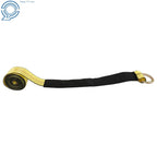 Set of 4 Tie Downs for Cars with Snap Hooks 2"x 96" Classic Yellow